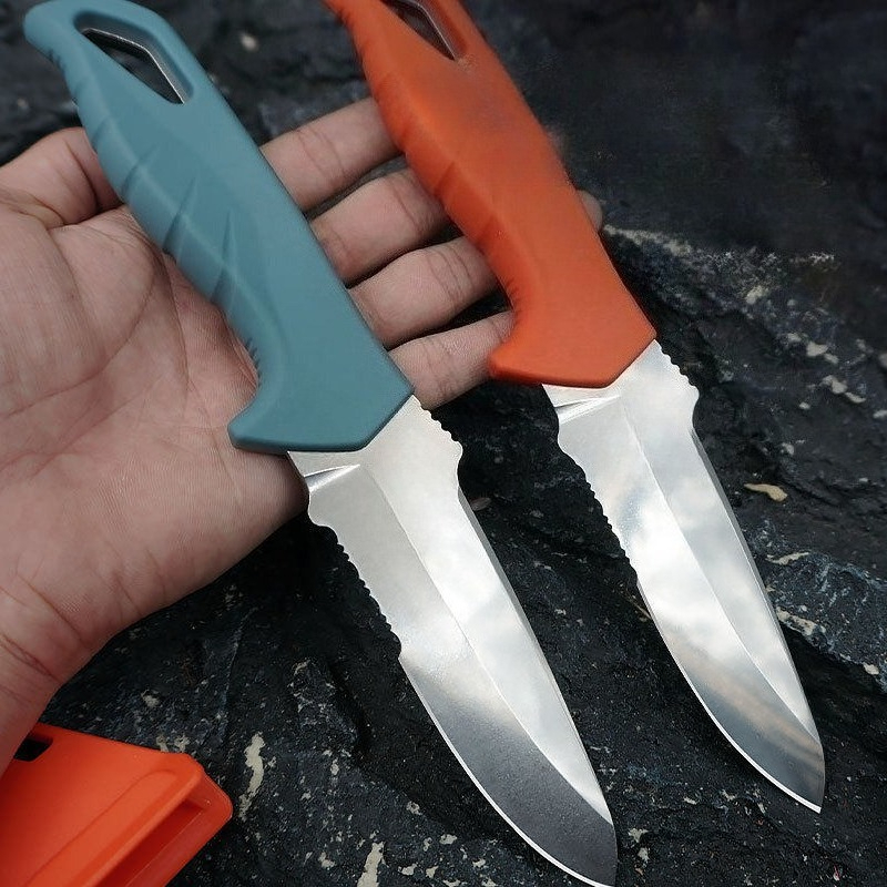 Dive Knife Titanium - 다용도 야외 캠핑 하이킹 나이프, 내구성