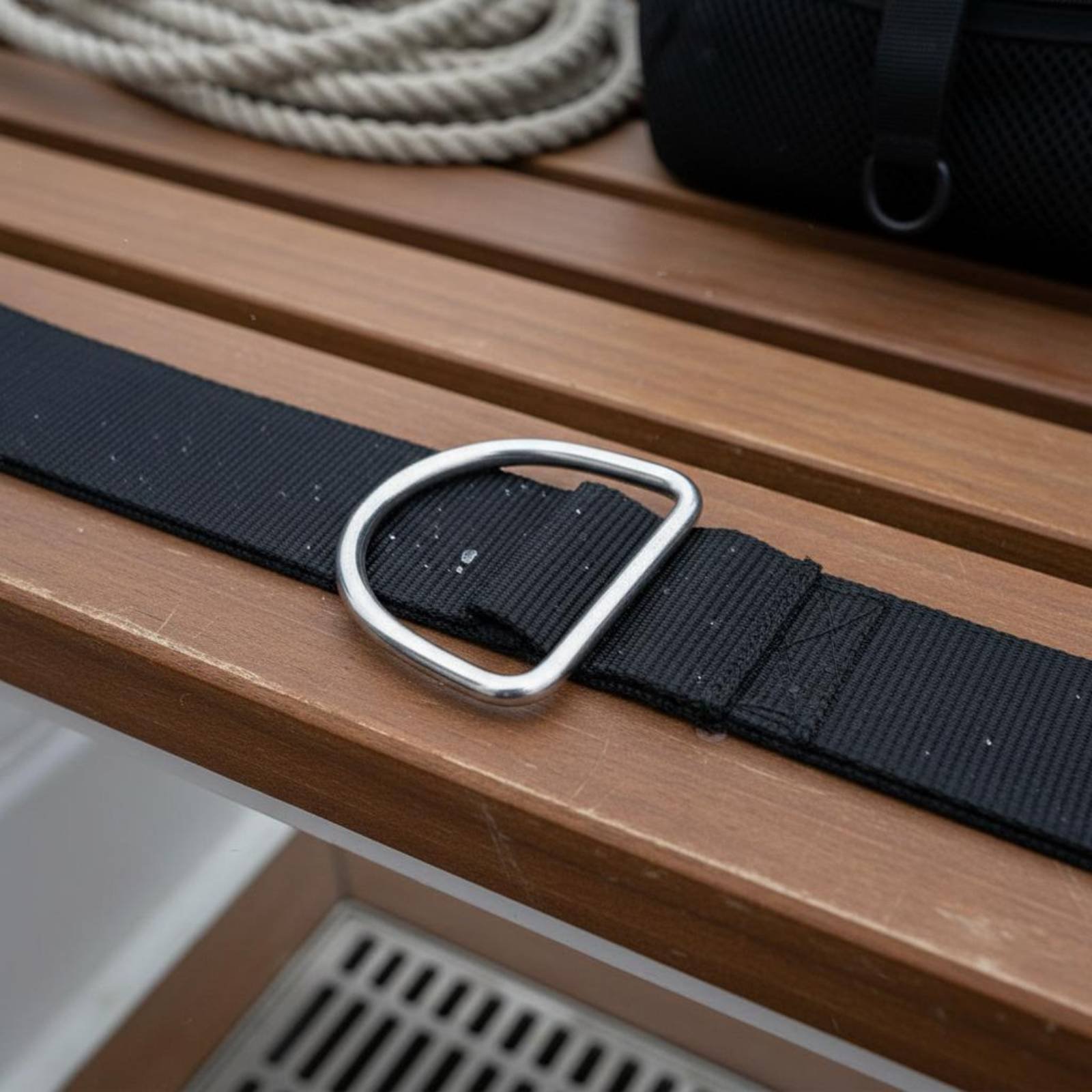 Dive Weight Belt - 스테인레스 스틸 D-루프 녹방지 테크니컬 다이빙