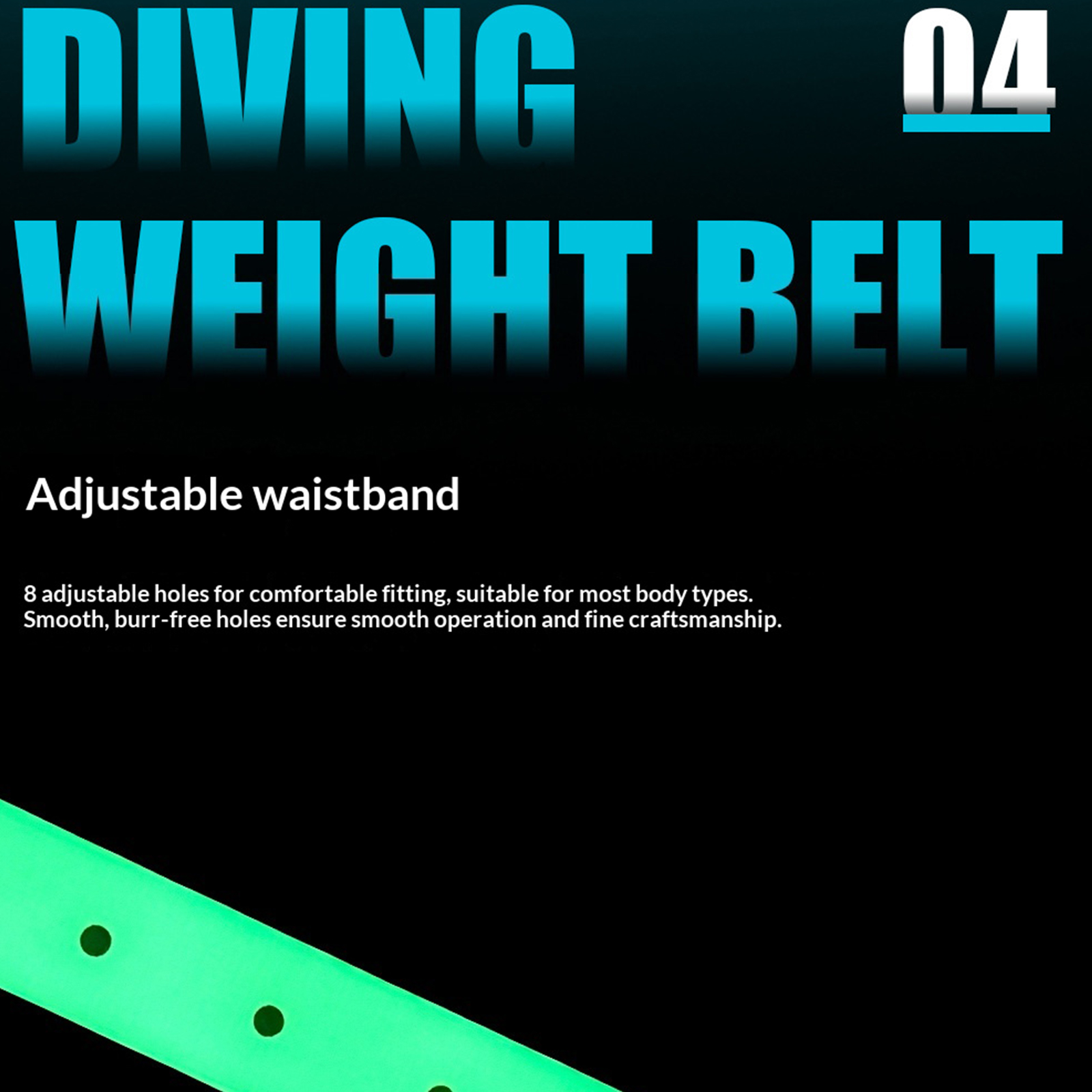 프리 다이빙 카운터웨이트 벨트 퀵 릴리스 발광 실리콘  - Dive Weight Belt 리뷰 및 가격