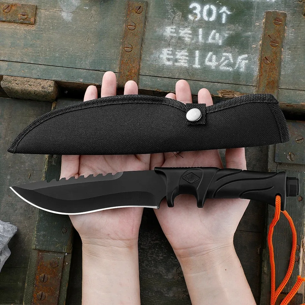 야외용 EDC 고경도 고정날 나이프, 다용도 캠핑 및  - Dive Knife Titanium 리뷰 및 가격