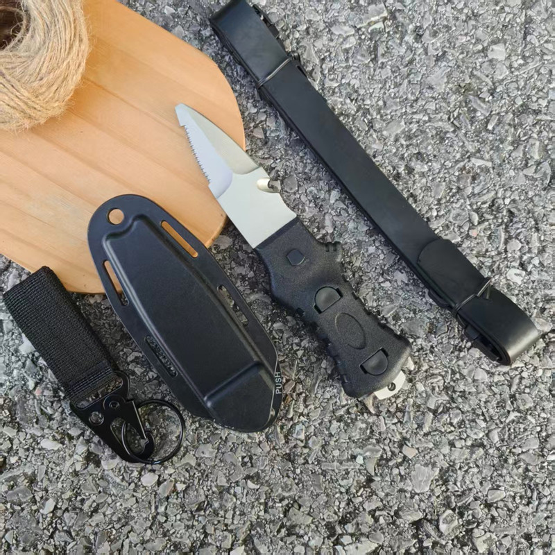 야외 수상 구조용 나이프, 로프 커터가 있는 스테인리스 - Dive Knife Titanium 리뷰 및 가격