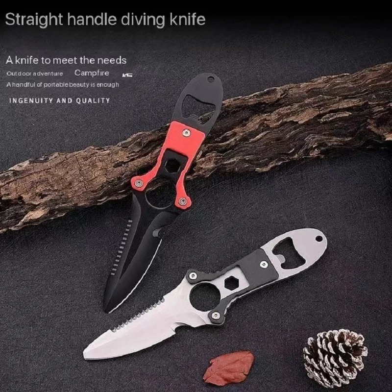 스테인리스 스틸 다기능 나이프 다이빙 도구 수상 구조  - Dive Knife Titanium 리뷰 및 가격